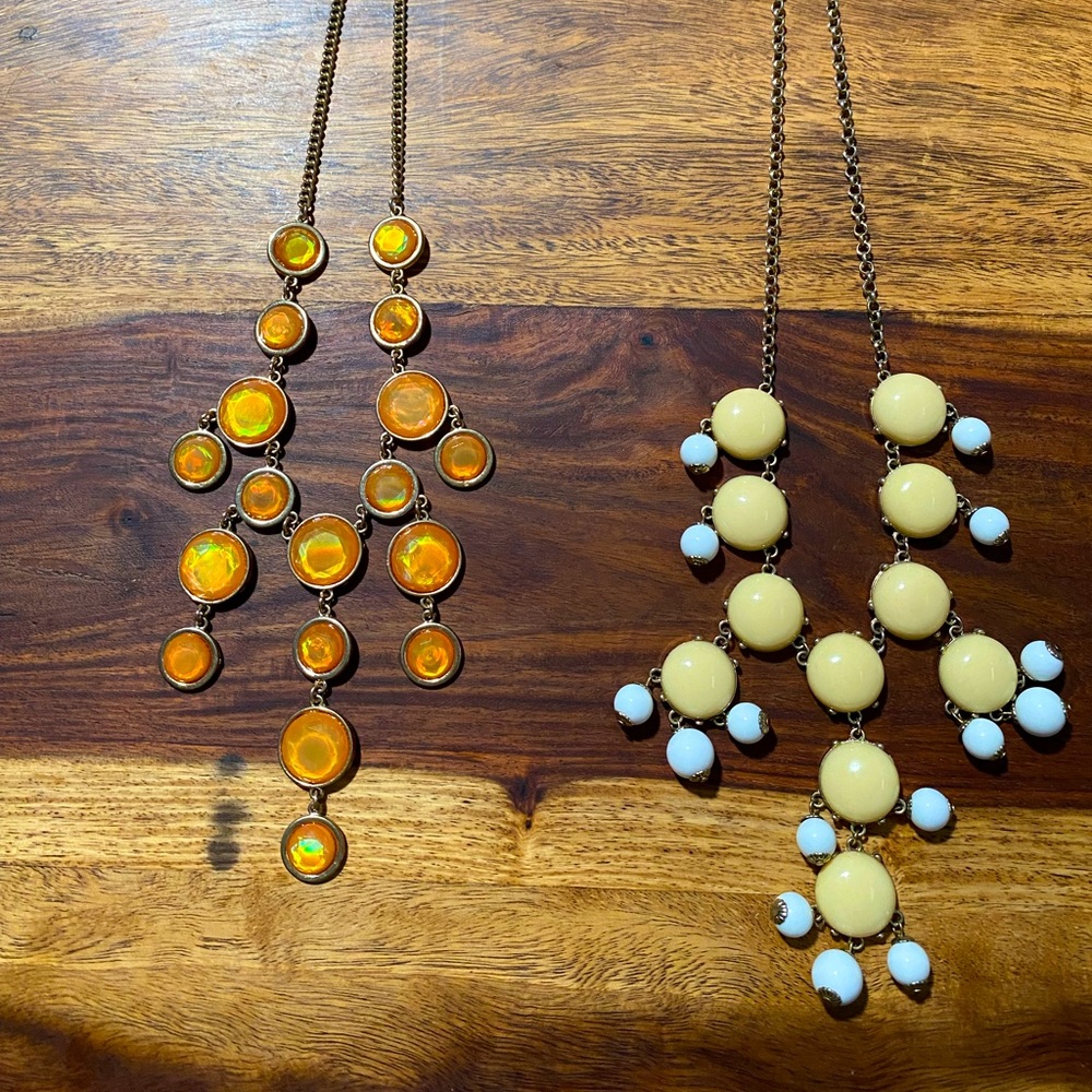 Statement necklaces